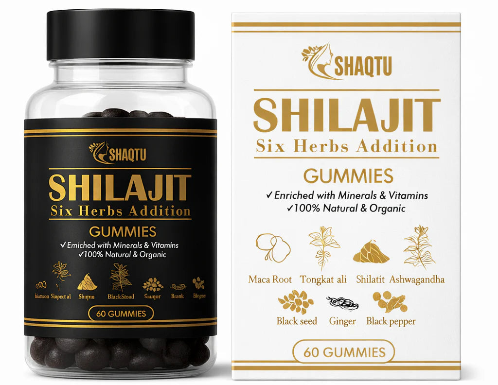 Shilajit + 6 Powerful Herbs for Stamina, Vitality & Daily Power